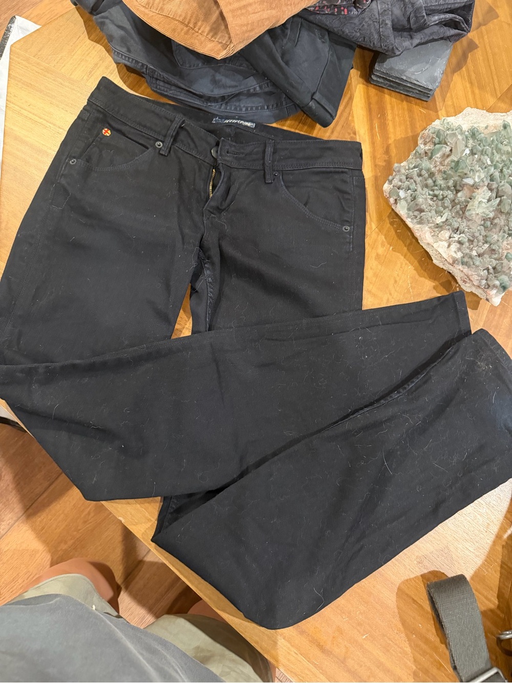 Hudson Jeans Straight-Leg Black Women's Jeans